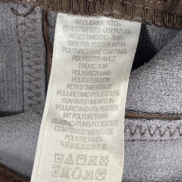 Free People Leather Jeans Womens Size 27 Brown Polyester Skinny Tapered Leg - Picture 4 of 12